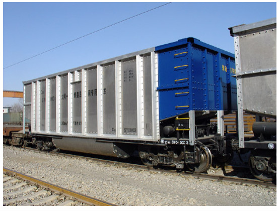 C80B stainless steel open-top wagon