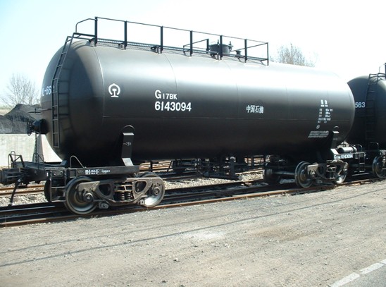 G17BK railway internal heating heavy oil tank wagon